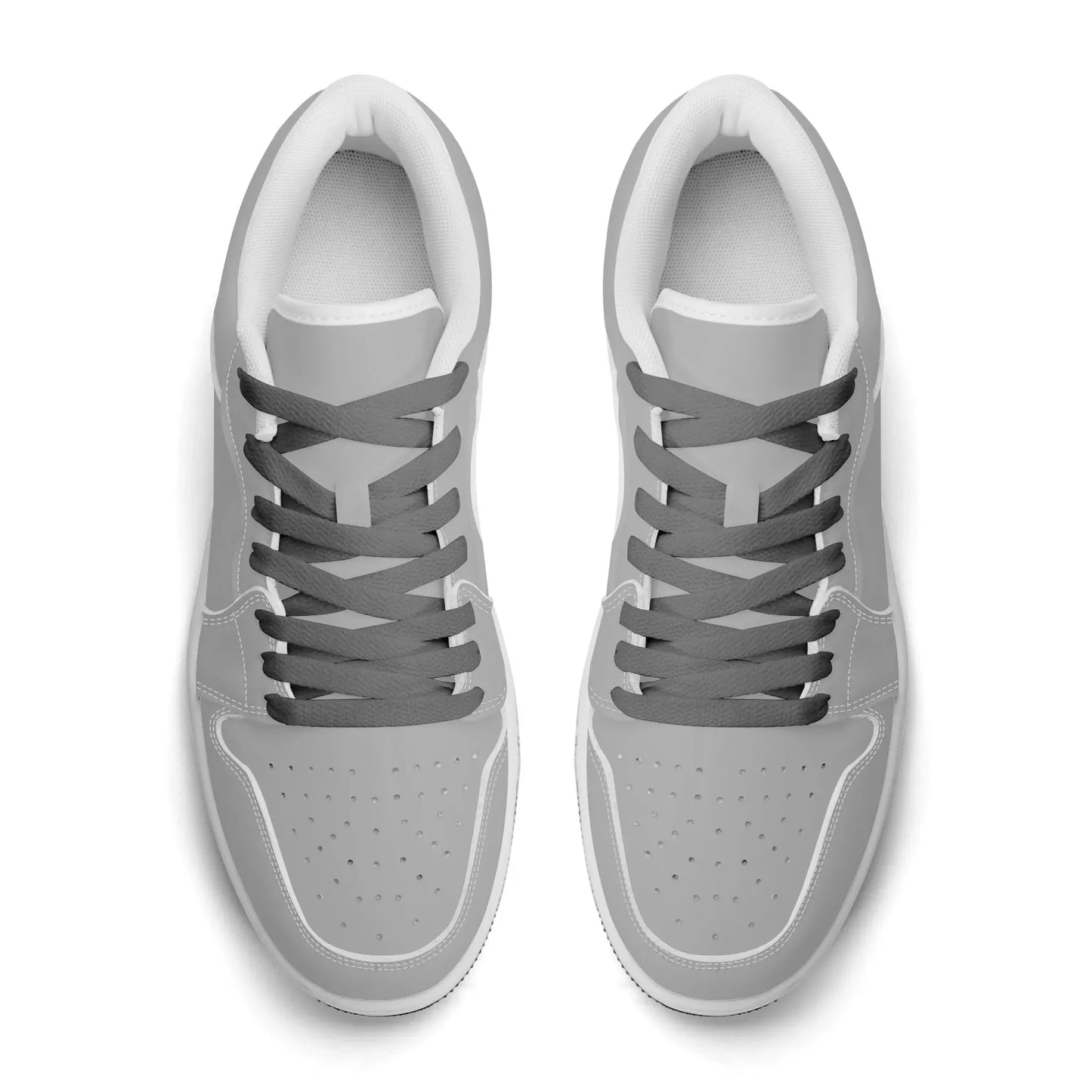 silberne-low-top-leder-sneaker-fur-herren-sneaker-jlr-design-7 - JLR Design