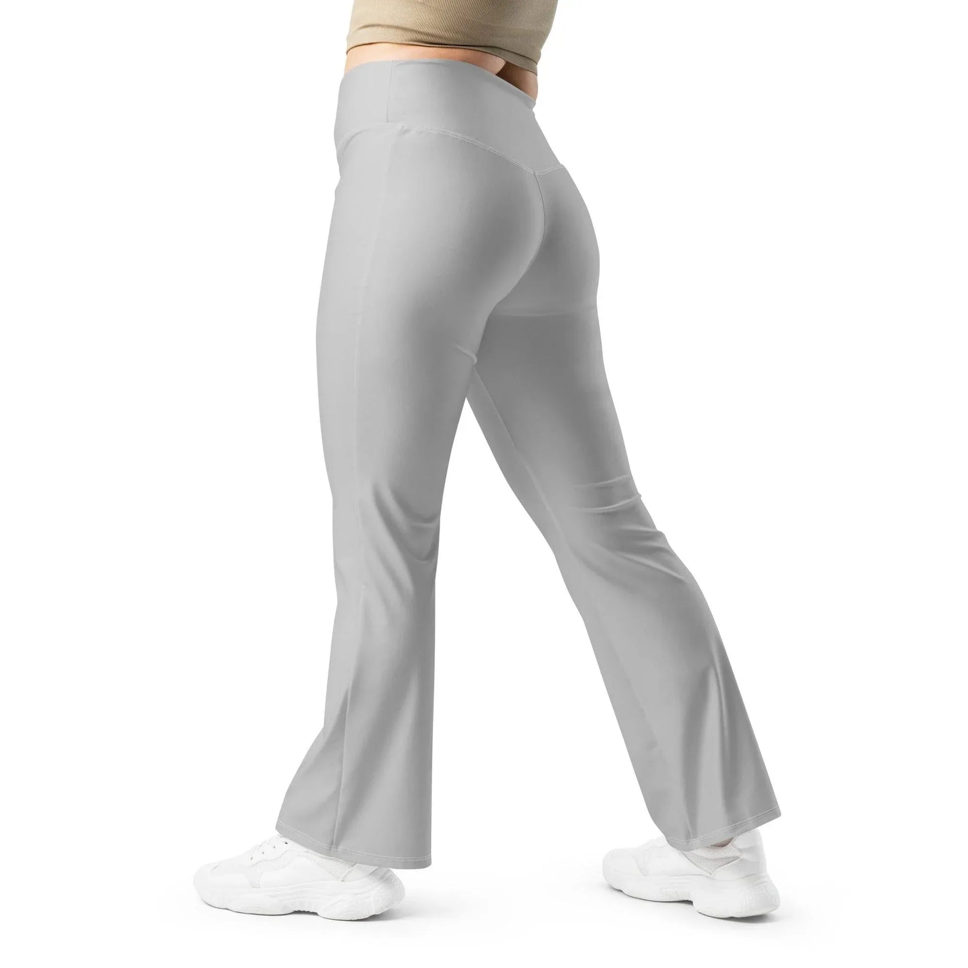 silver-high-waist-flare-leggings-flare-leggings-jlr-design-11 - JLR Design