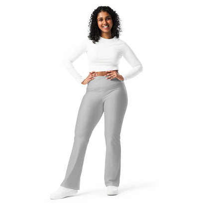 silver-high-waist-flare-leggings-flare-leggings-jlr-design-5 - JLR Design