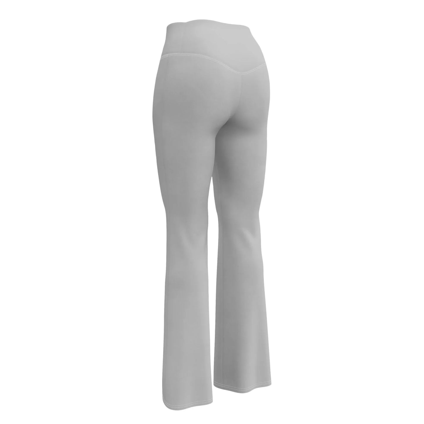 silver-high-waist-flare-leggings-flare-leggings-jlr-design-8 - JLR Design