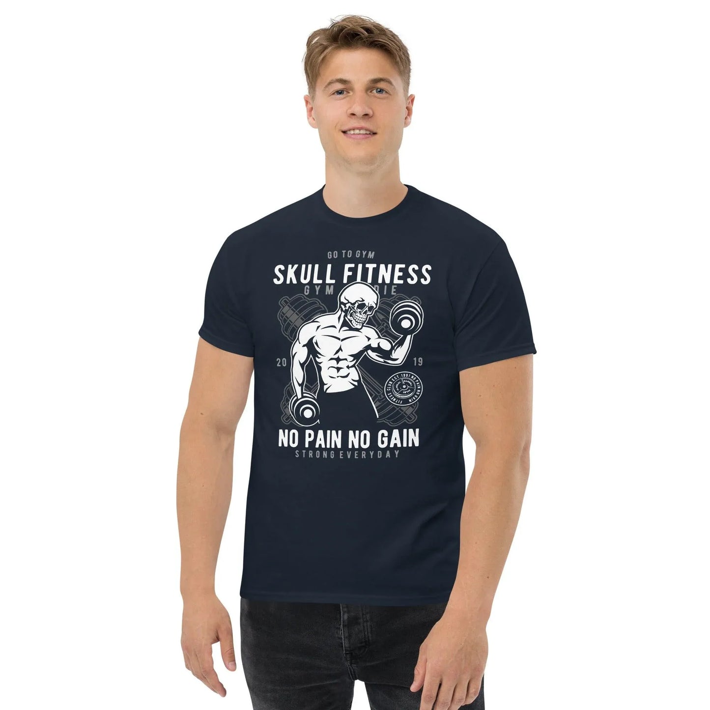 skull-fitness-herren-t-shirt-t-shirt-jlr-design-1 - JLR Design