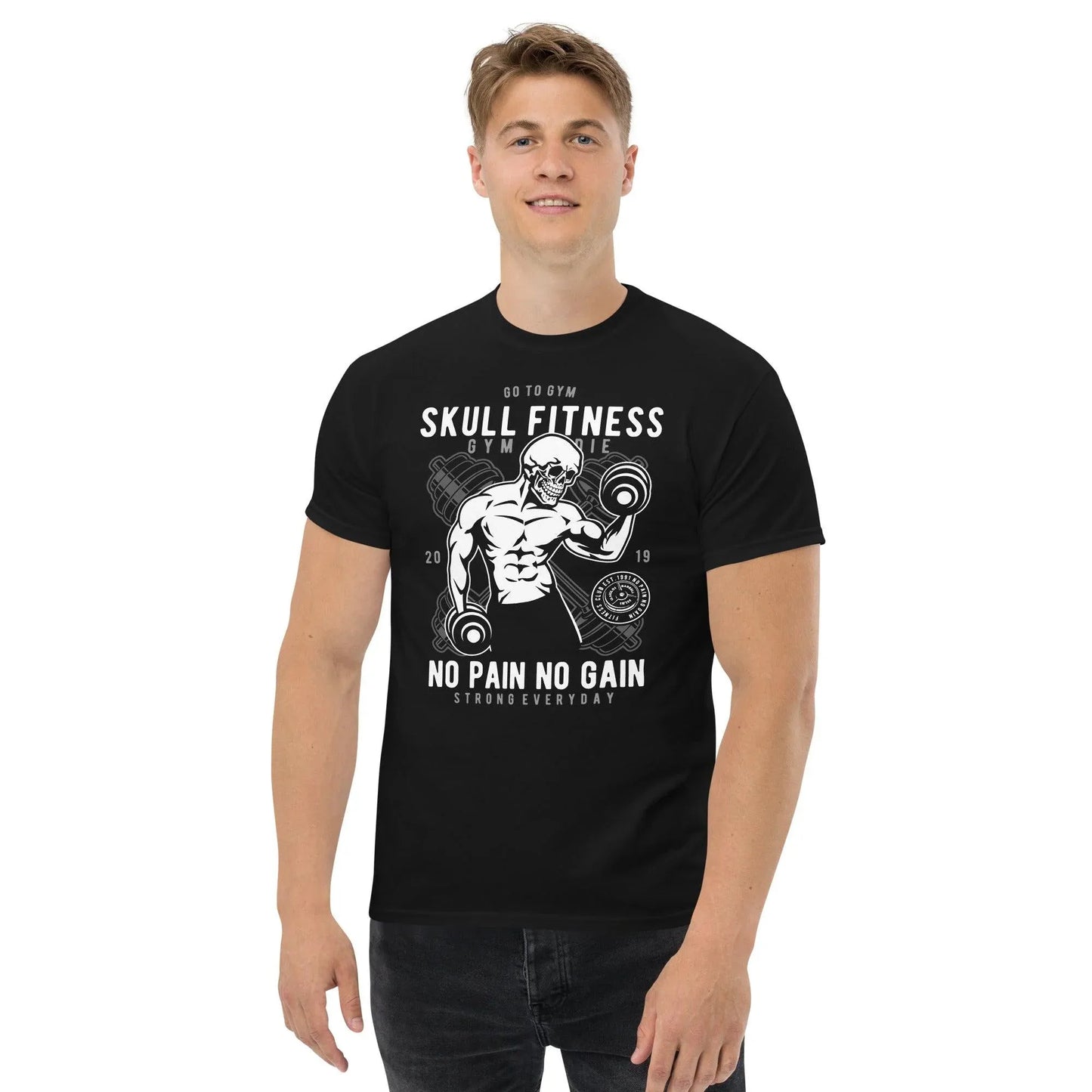 skull-fitness-herren-t-shirt-t-shirt-jlr-design-5 - JLR Design