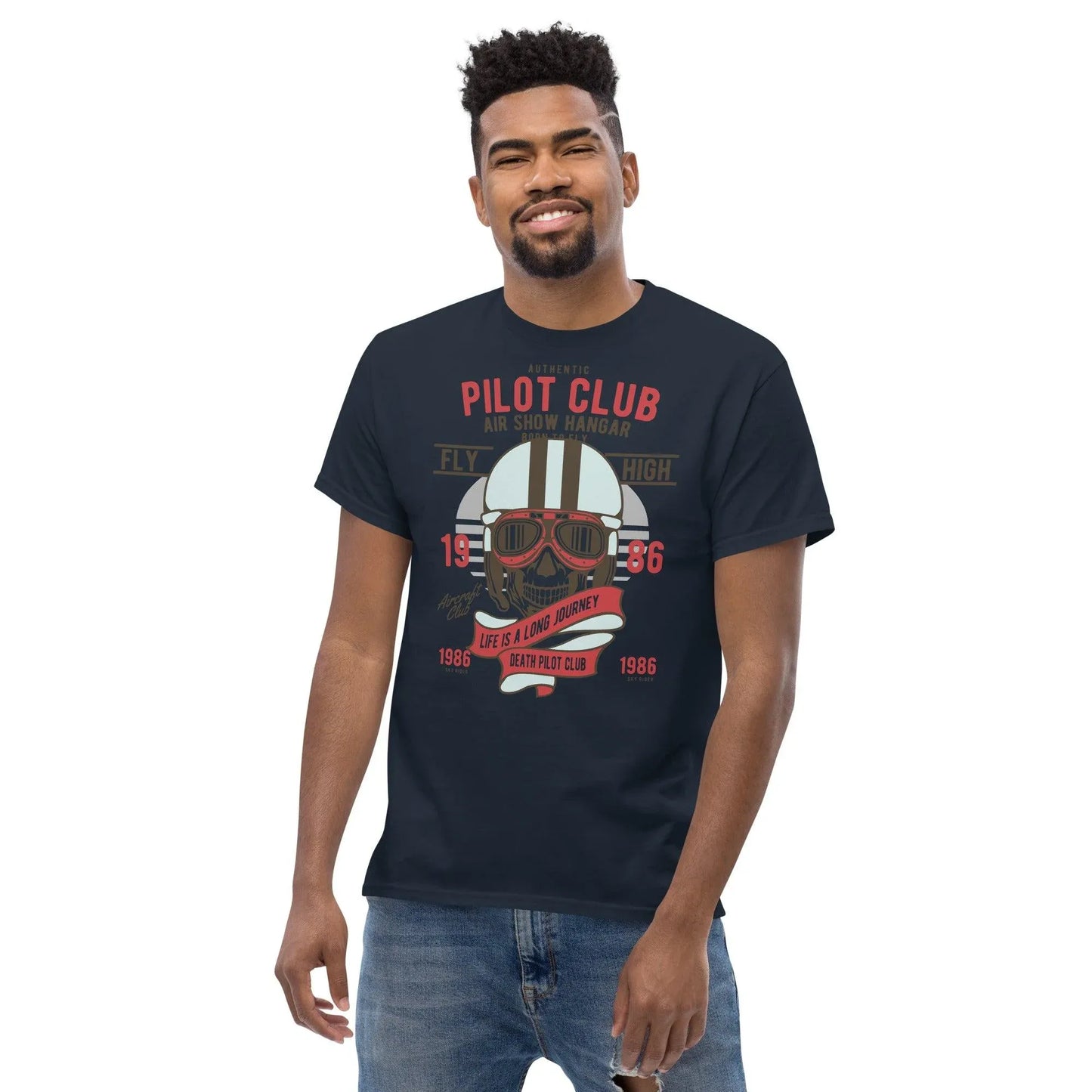 skull-pilot-herren-t-shirt-t-shirt-jlr-design-11 - JLR Design