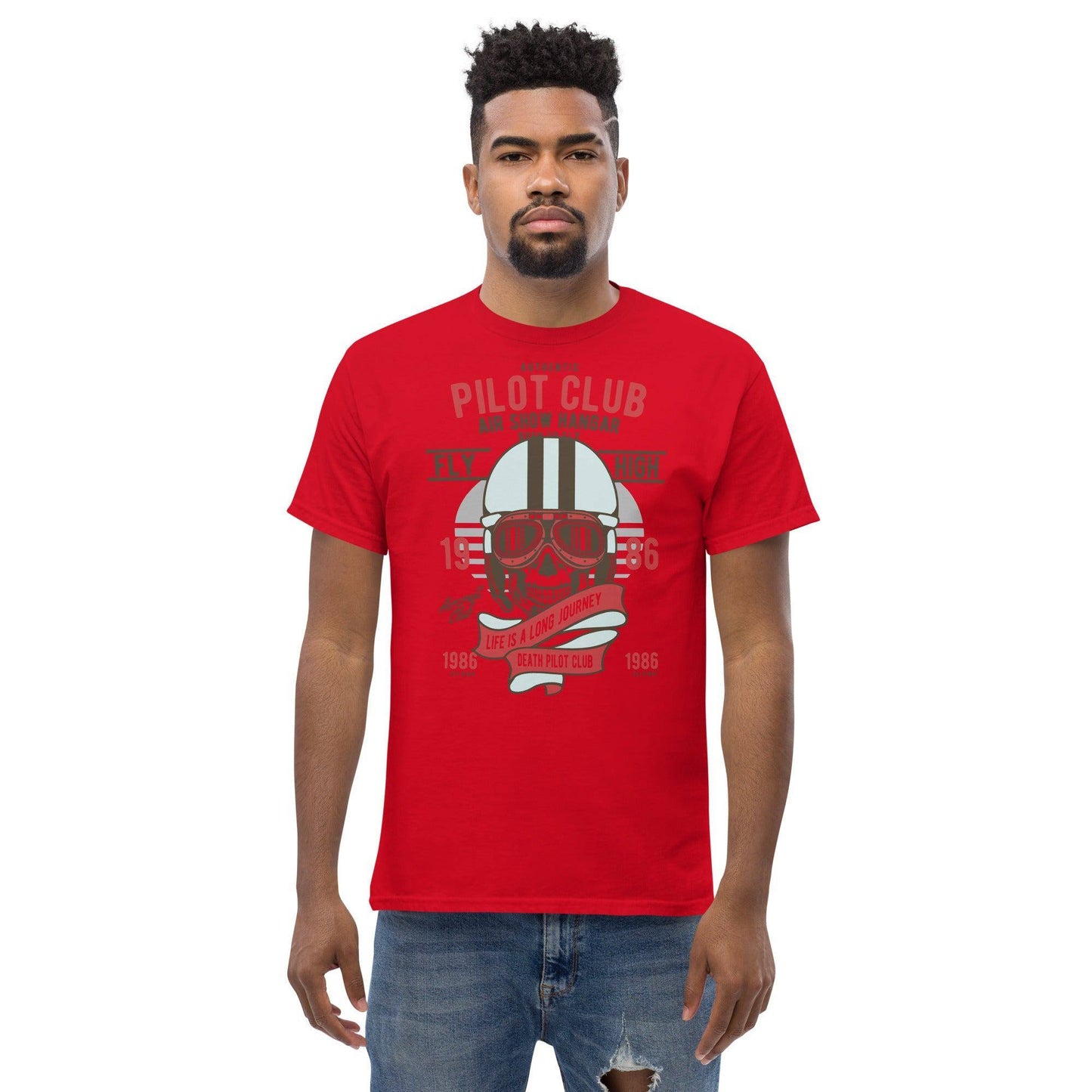 skull-pilot-herren-t-shirt-t-shirt-jlr-design-18 - JLR Design