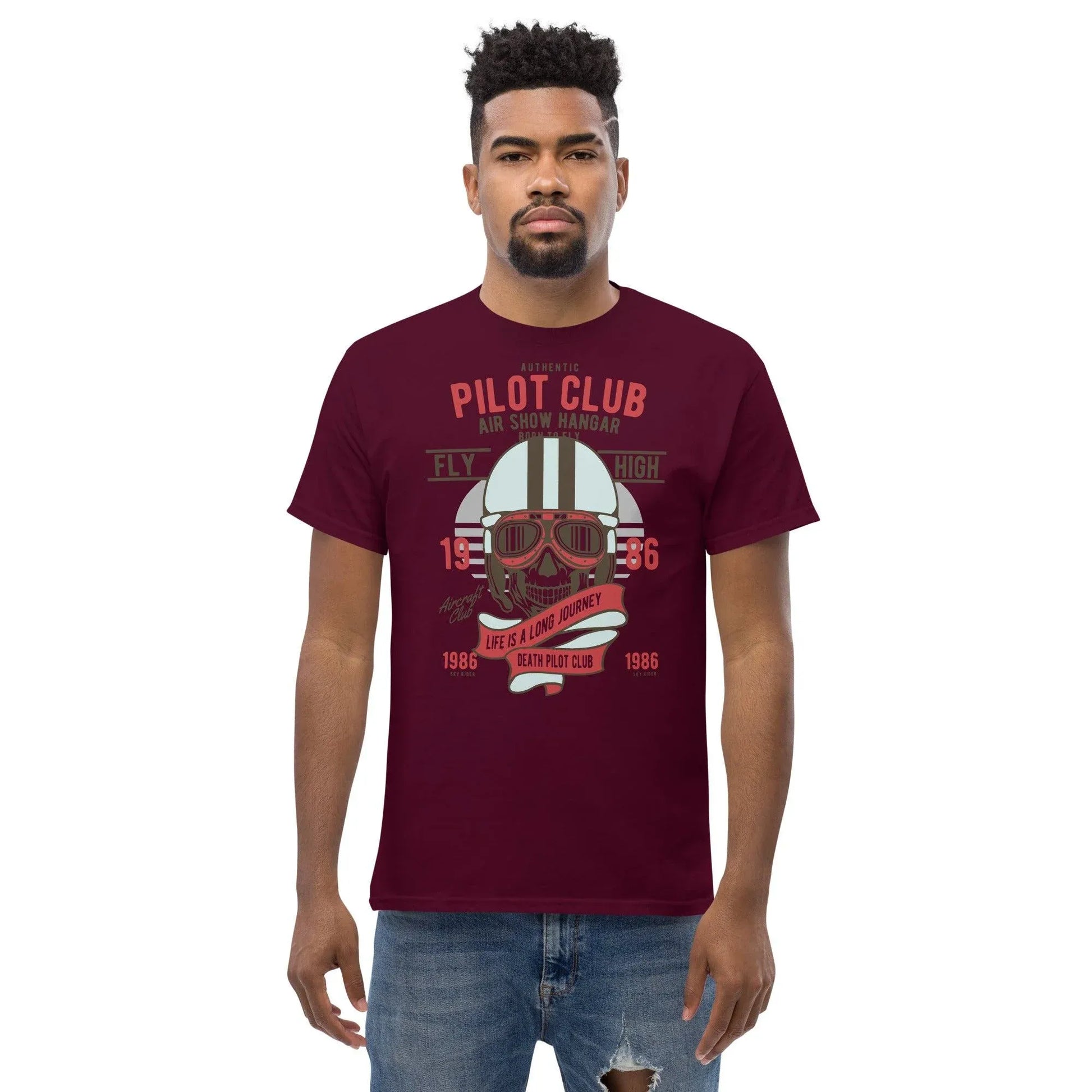 skull-pilot-herren-t-shirt-t-shirt-jlr-design-2 - JLR Design