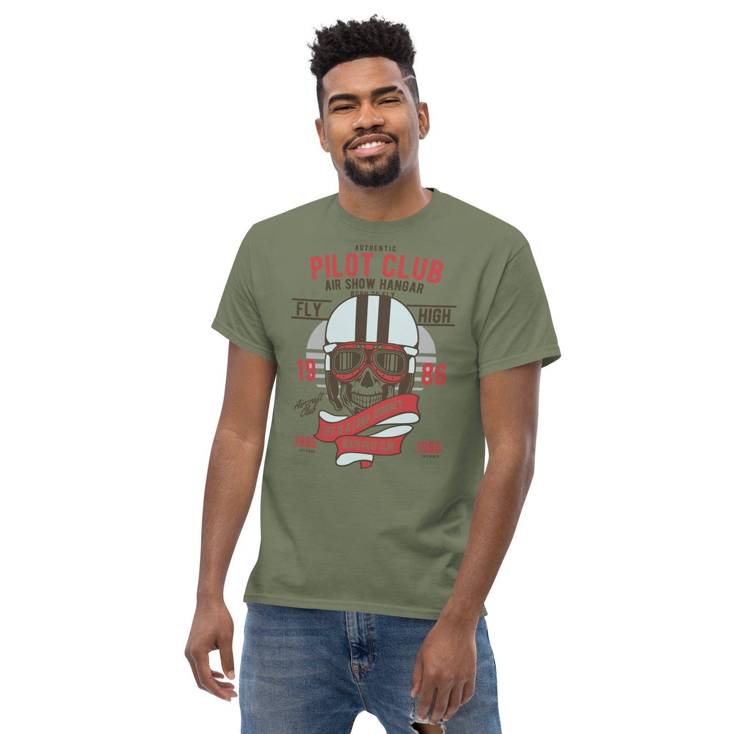 skull-pilot-herren-t-shirt-t-shirt-jlr-design-31 - JLR Design