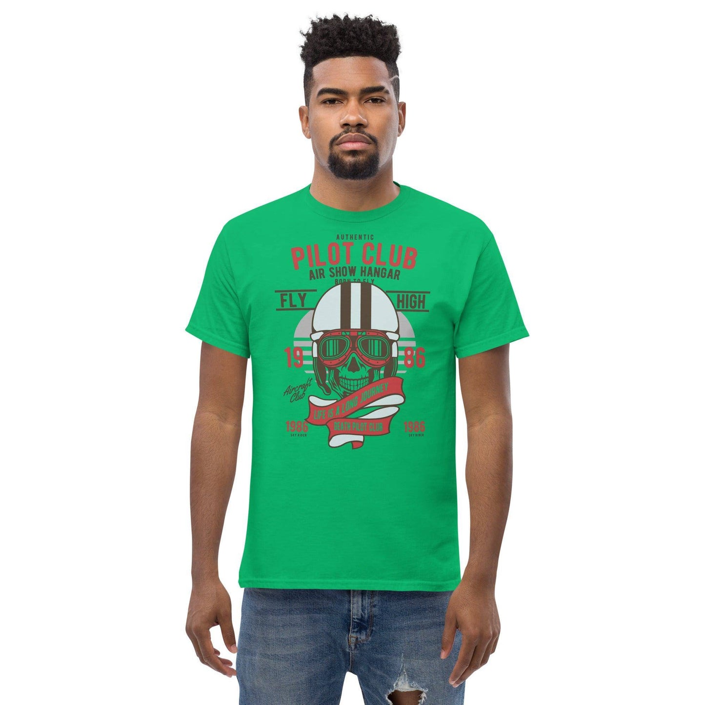 skull-pilot-herren-t-shirt-t-shirt-jlr-design-34 - JLR Design