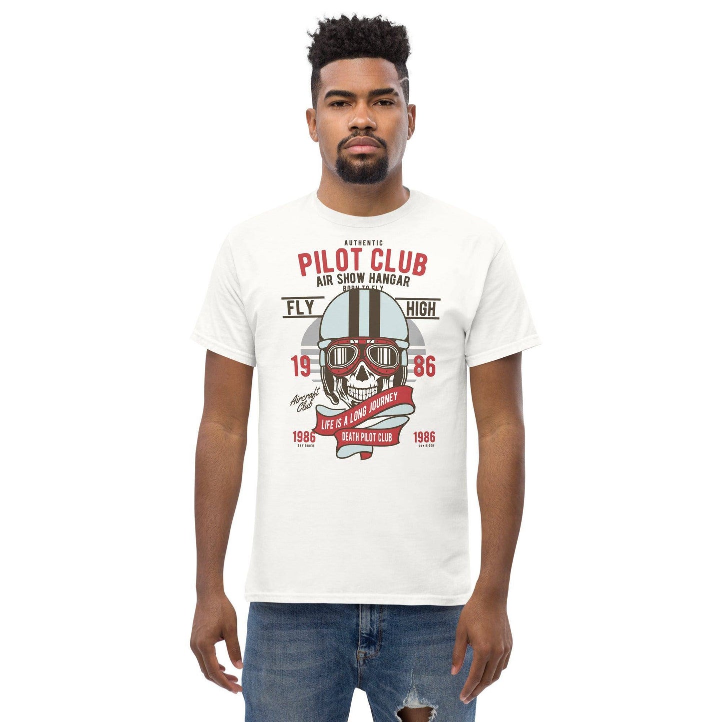 skull-pilot-herren-t-shirt-t-shirt-jlr-design-41 - JLR Design
