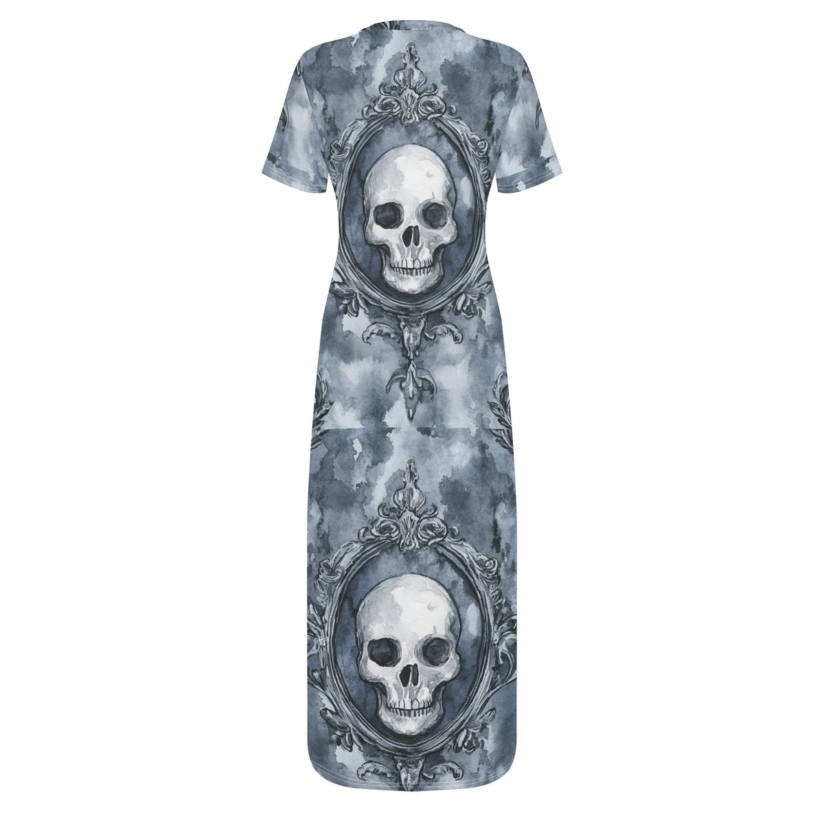 skull-v1-bodycon-maxi-dress-long-dress-jlr-design-jlr-design-de-4 - JLR Design