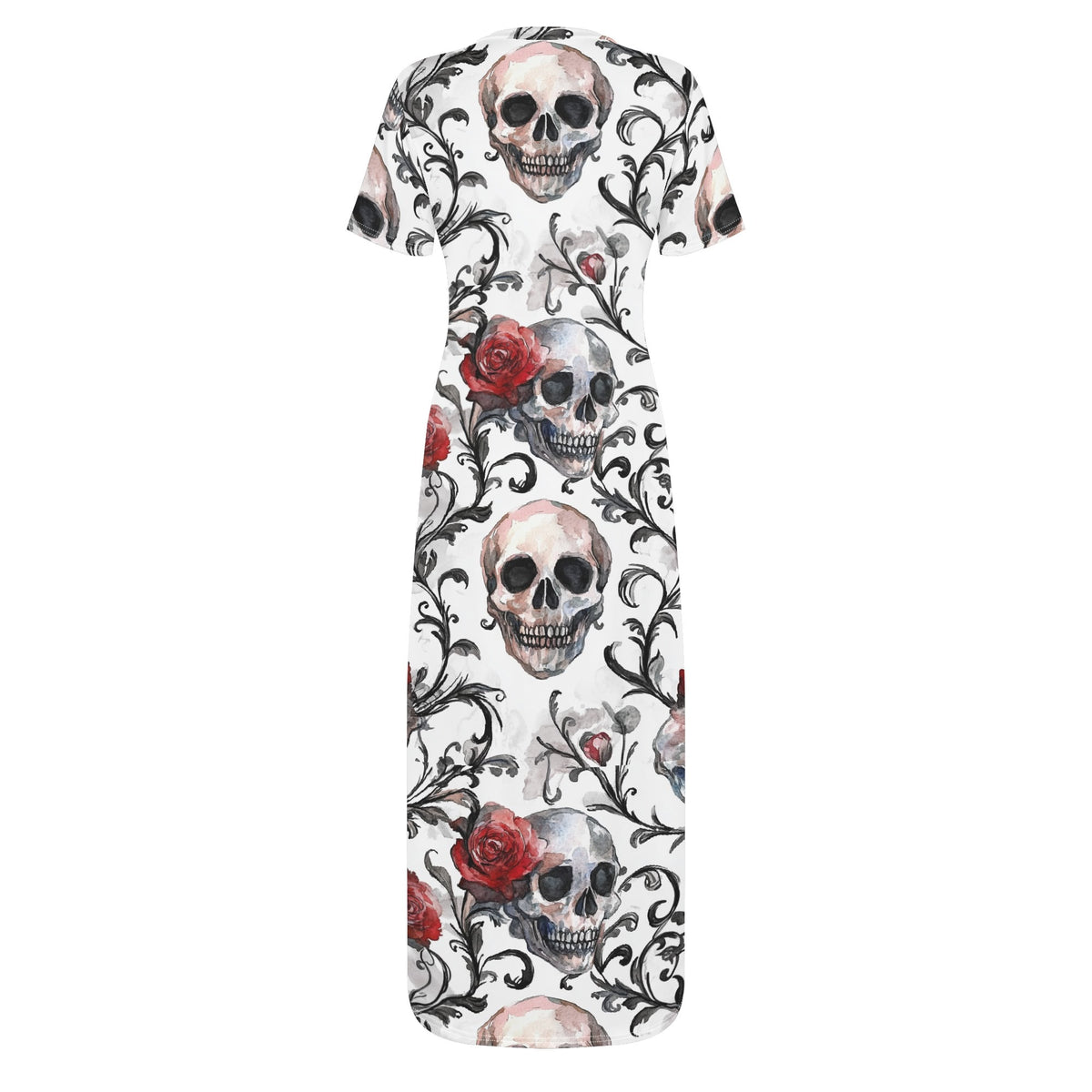 skull-v2-bodycon-maxi-dress-long-dress-jlr-design-jlr-design-de-4 - JLR Design