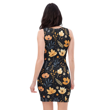 slim-fit-basic-kleid-autumn-flowers-v3-jlr-design-jlr-design-de-2 - JLR Design