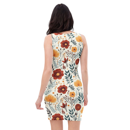 slim-fit-basic-kleid-autumn-flowers-v8-jlr-design-jlr-design-de-2 - JLR Design