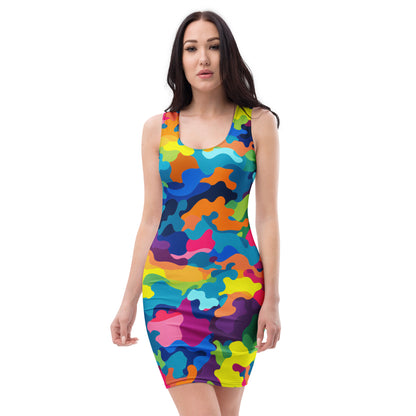 slim-fit-basic-kleid-colorful-camouflage-v2-slim-fit-basic-jlr-design-jlr-design-de-1 - JLR Design