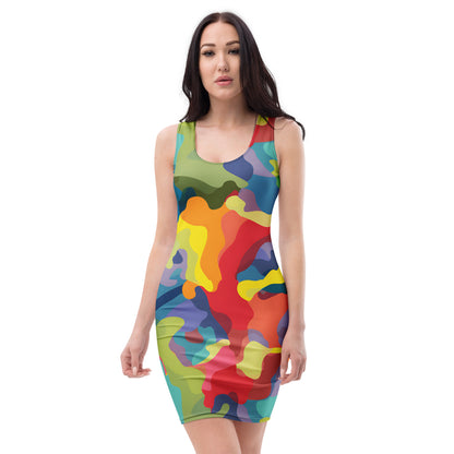 slim-fit-basic-kleid-colorful-camouflage-v5-slim-fit-basic-jlr-design-jlr-design-de-2 - JLR Design