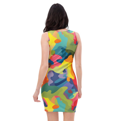 slim-fit-basic-kleid-colorful-camouflage-v5-slim-fit-basic-jlr-design-jlr-design-de-3 - JLR Design