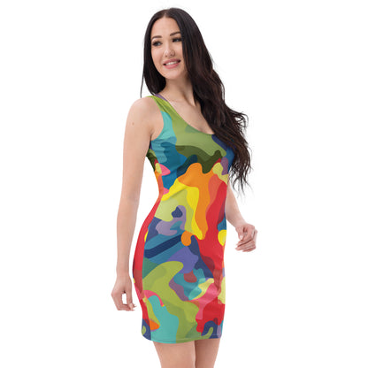 slim-fit-basic-kleid-colorful-camouflage-v5-slim-fit-basic-jlr-design-jlr-design-de-4 - JLR Design