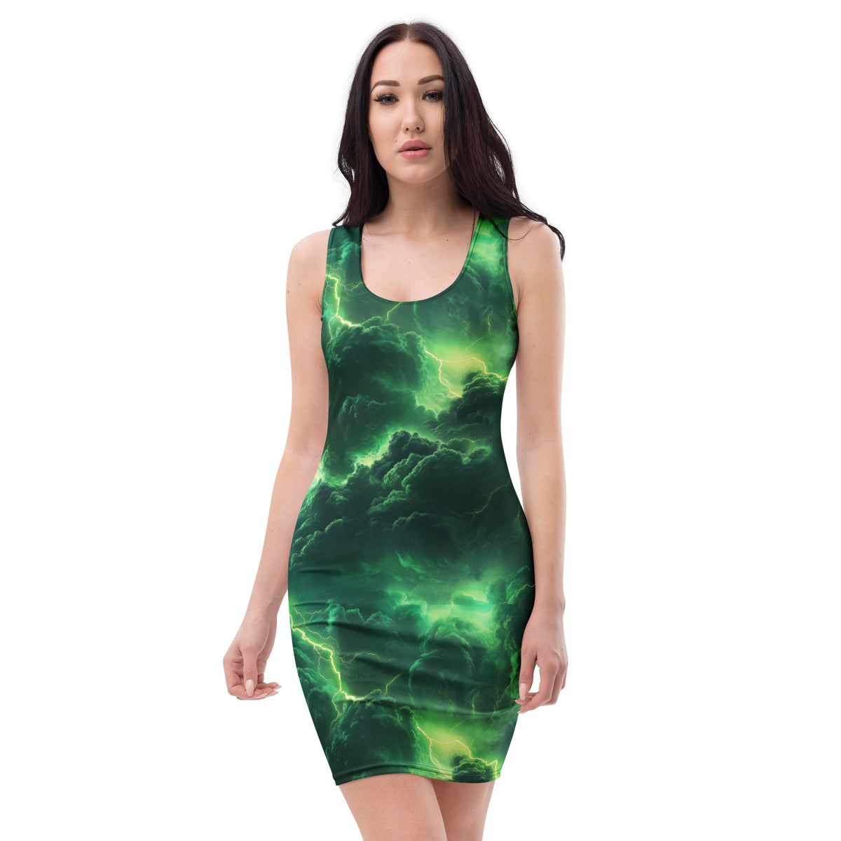 slim-fit-basic-kleid-green-lightning-slim-fit-basic-jlr-design-jlr-design-de-2 - JLR Design