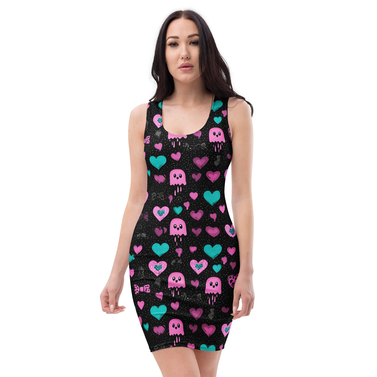 slim-fit-basic-kleid-halloween-v4-slim-fit-basic-jlr-design-jlr-design-de-1 - JLR Design