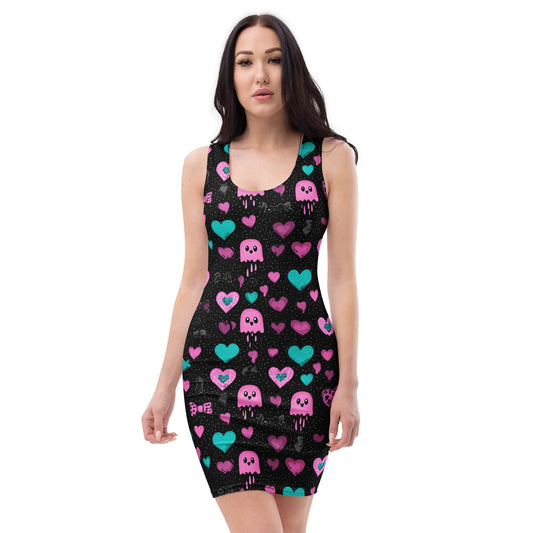slim-fit-basic-kleid-halloween-v4-slim-fit-basic-jlr-design-jlr-design-de-1 - JLR Design