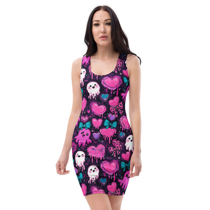 slim-fit-basic-kleid-halloween-v5-slim-fit-basic-jlr-design-jlr-design-de-1 - JLR Design