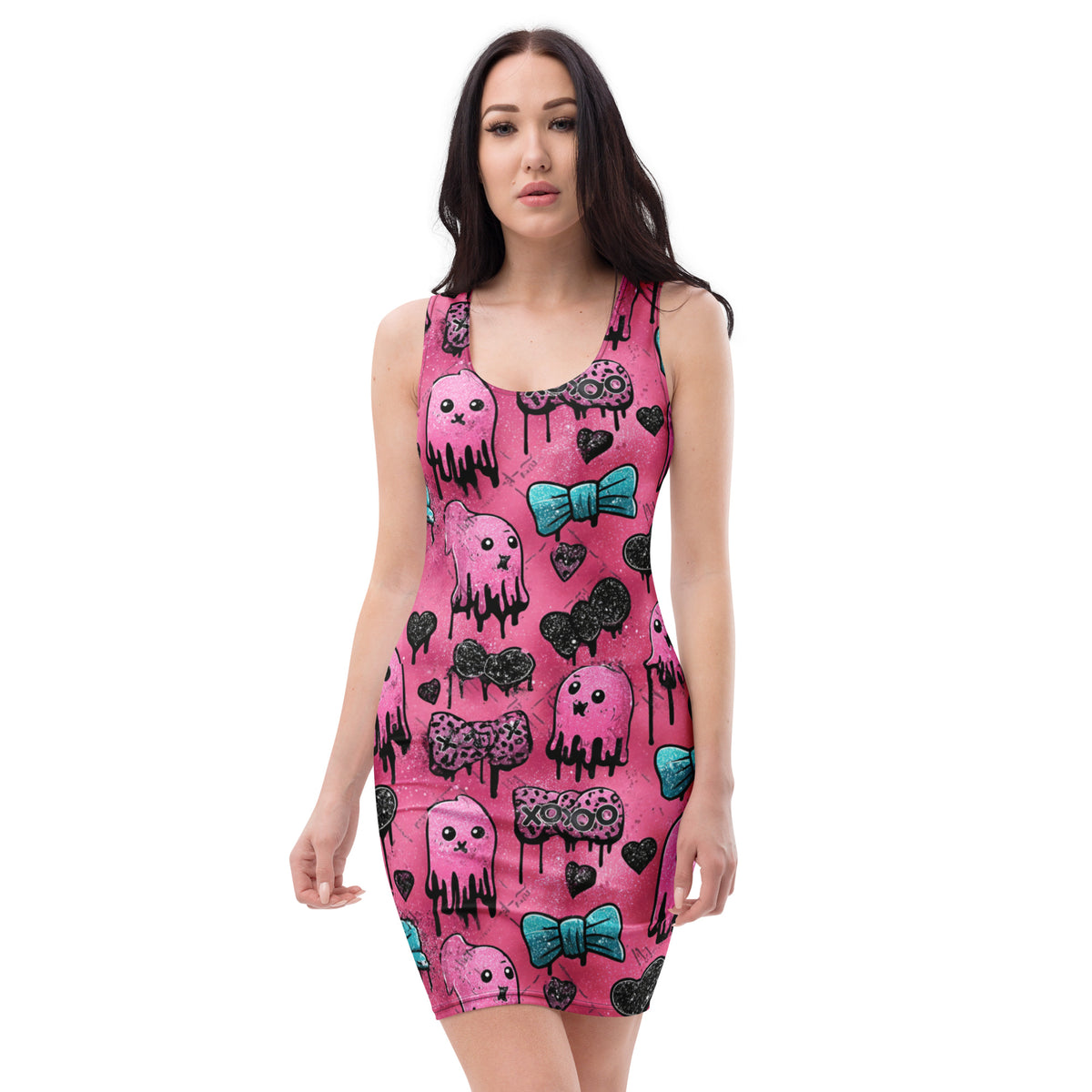 slim-fit-basic-kleid-halloween-v6-slim-fit-basic-jlr-design-jlr-design-de-2 - JLR Design