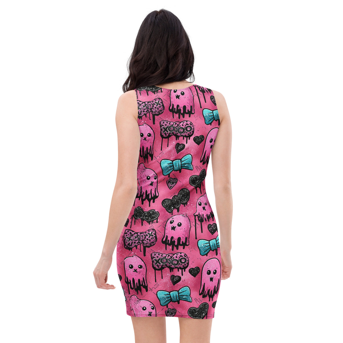 slim-fit-basic-kleid-halloween-v6-slim-fit-basic-jlr-design-jlr-design-de-3 - JLR Design