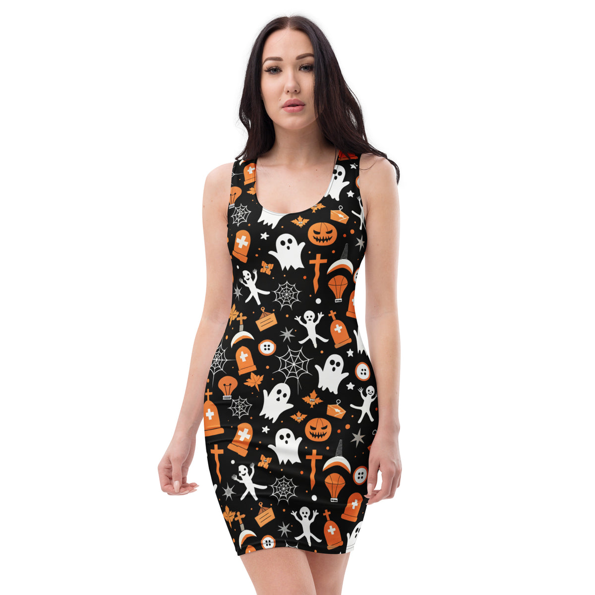 slim-fit-basic-kleid-halloween-v8-slim-fit-basic-jlr-design-jlr-design-de-2 - JLR Design