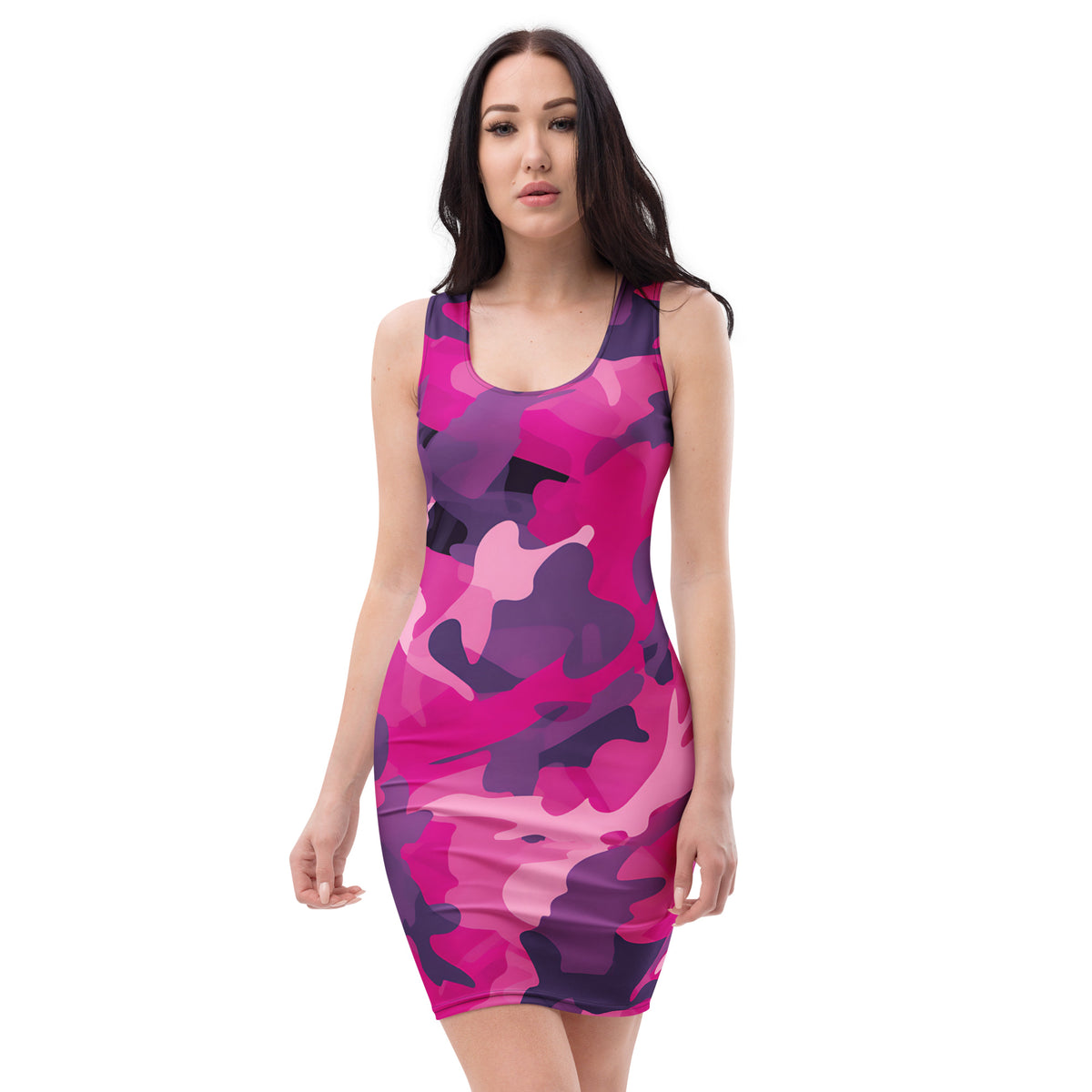 slim-fit-basic-kleid-pink-camouflage-v2-slim-fit-basic-jlr-design-jlr-design-de-2 - JLR Design