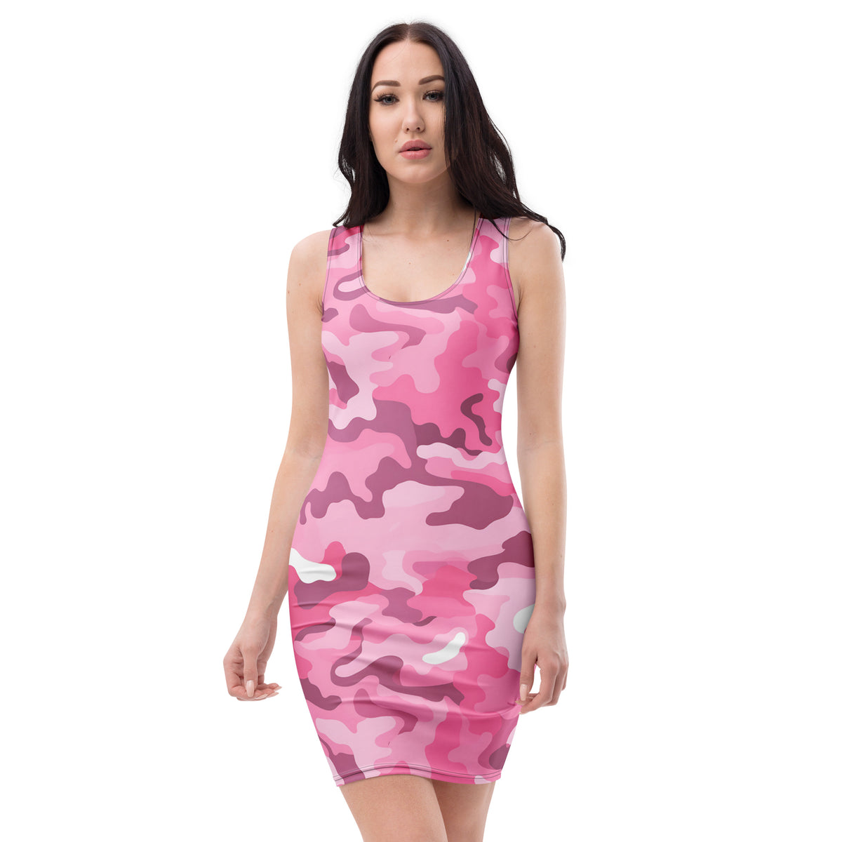 slim-fit-basic-kleid-pink-camouflage-v4-slim-fit-basic-jlr-design-jlr-design-de-1 - JLR Design