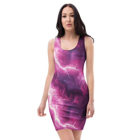 slim-fit-basic-kleid-pink-lightning-slim-fit-basic-jlr-design-jlr-design-de-1 - JLR Design