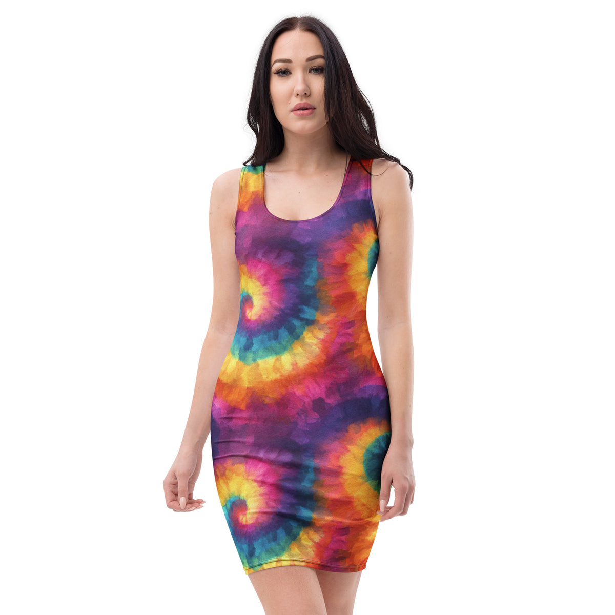 slim-fit-basic-kleid-tie-dye-v1-slim-fit-basic-jlr-design-jlr-design-de-1 - JLR Design