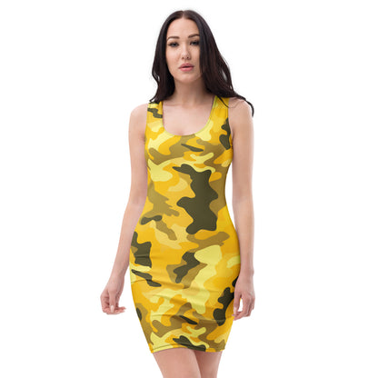 slim-fit-basic-kleid-yellow-camouflage-v3-slim-fit-basic-jlr-design-jlr-design-de-2 - JLR Design
