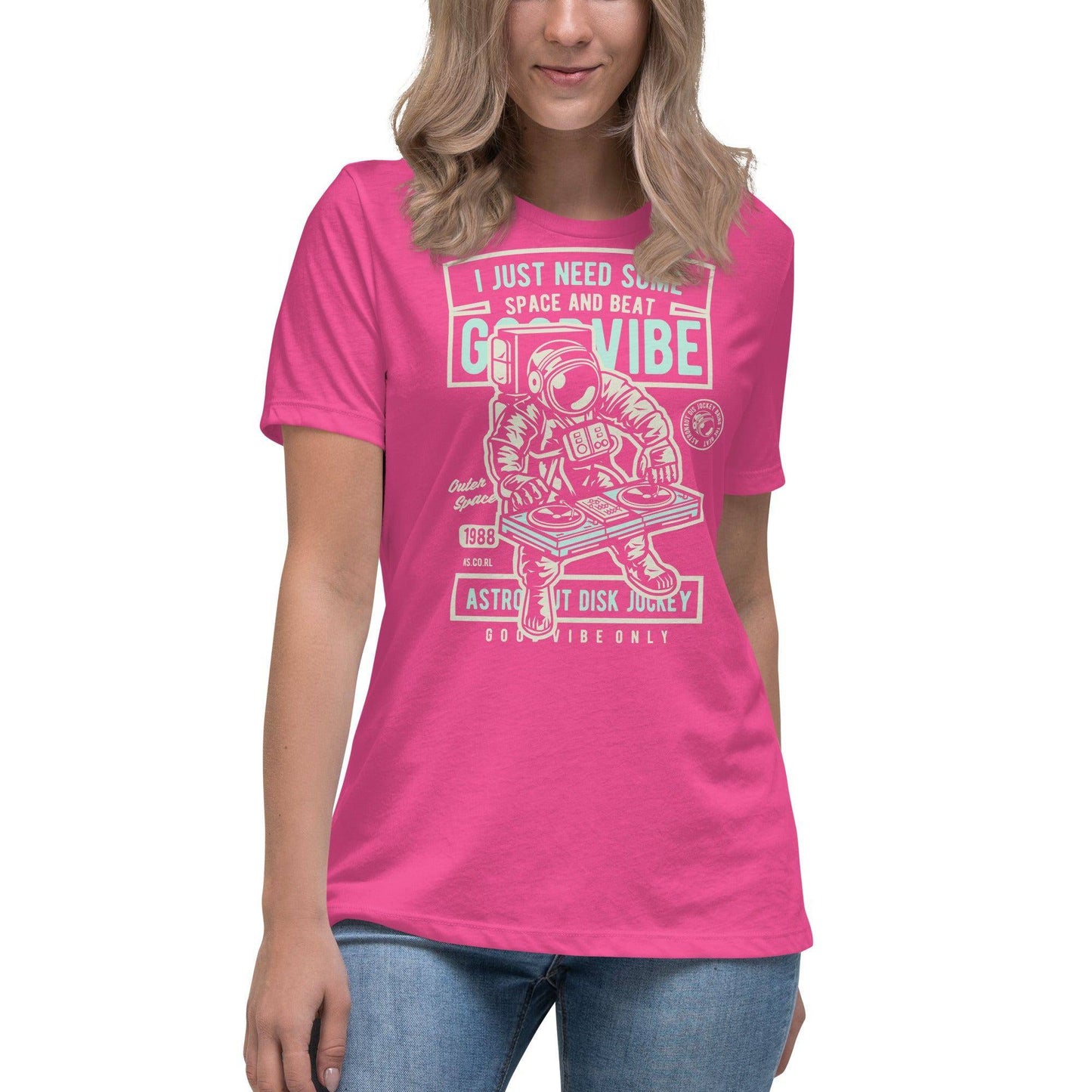 space-and-beat-damen-t-shirt-t-shirt-jlr-design-1 - JLR Design