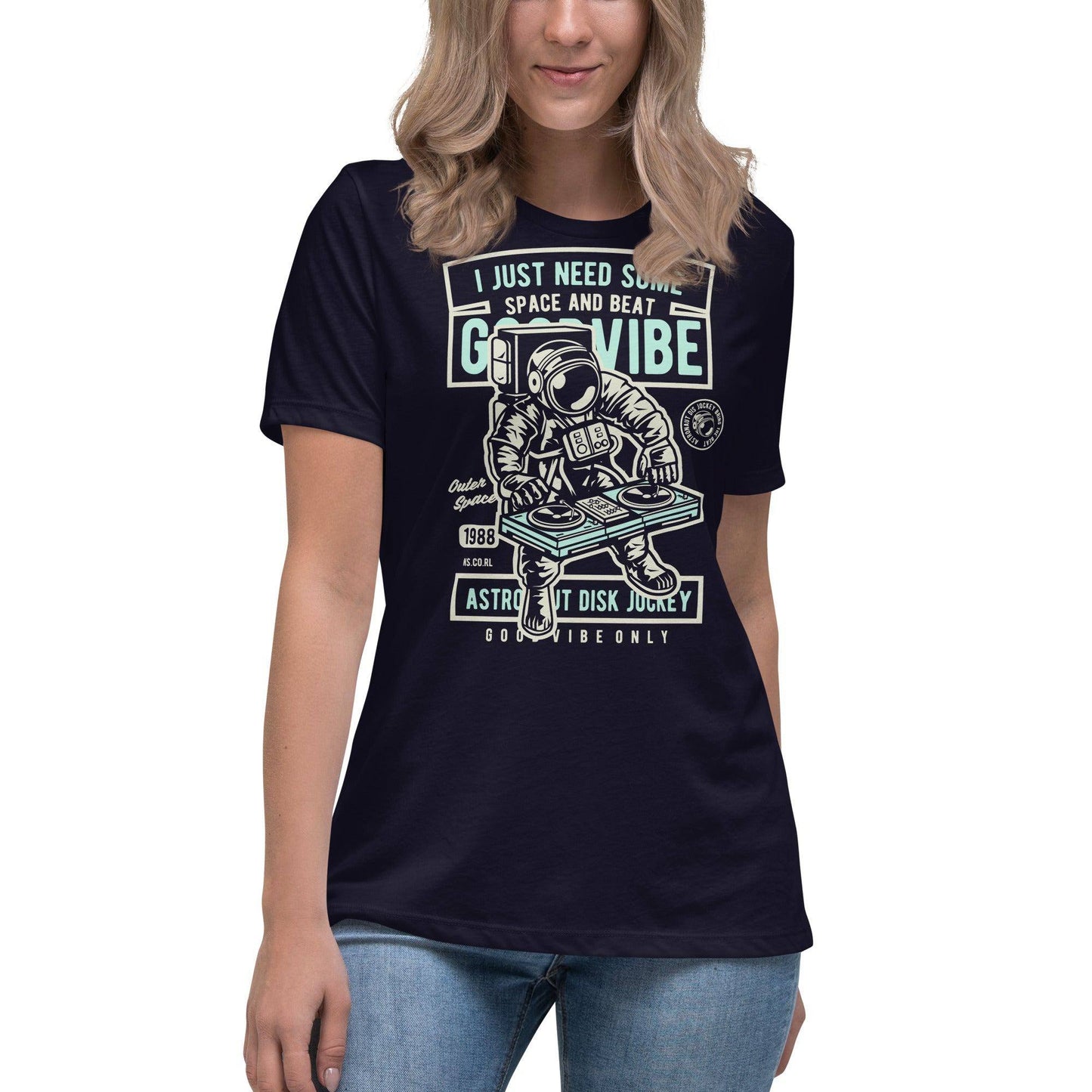 space-and-beat-damen-t-shirt-t-shirt-jlr-design-2 - JLR Design