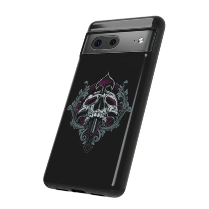 spade-skull-handyhulle-google-pixel-2-3-4-5-6-7-8-9-a-xl-pro-5g-phone-case-jlr-design-1 - JLR Design