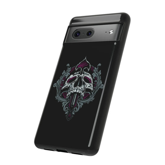 spade-skull-handyhulle-google-pixel-2-3-4-5-6-7-8-9-a-xl-pro-5g-phone-case-jlr-design-1 - JLR Design