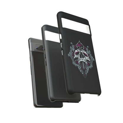 spade-skull-handyhulle-google-pixel-2-3-4-5-6-7-8-9-a-xl-pro-5g-phone-case-jlr-design-10 - JLR Design