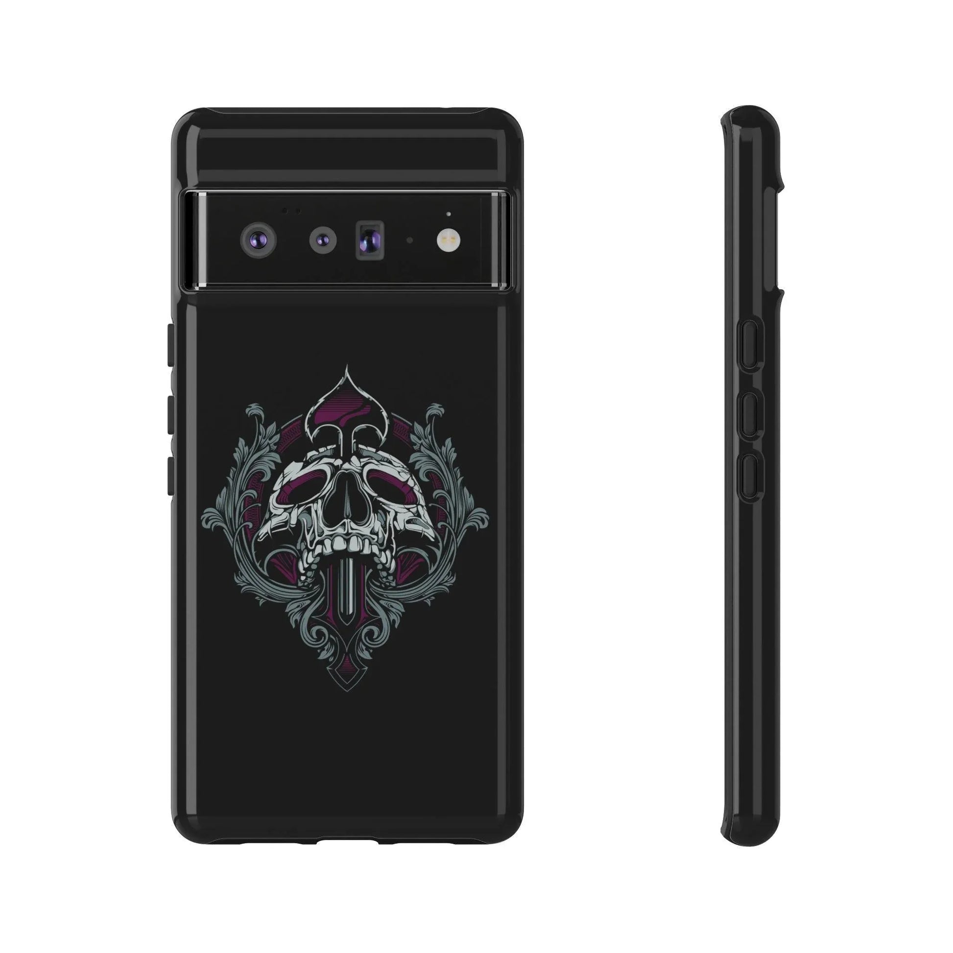 spade-skull-handyhulle-google-pixel-2-3-4-5-6-7-8-9-a-xl-pro-5g-phone-case-jlr-design-11 - JLR Design