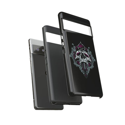 spade-skull-handyhulle-google-pixel-2-3-4-5-6-7-8-9-a-xl-pro-5g-phone-case-jlr-design-13 - JLR Design