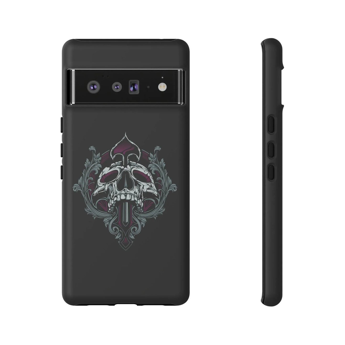 spade-skull-handyhulle-google-pixel-2-3-4-5-6-7-8-9-a-xl-pro-5g-phone-case-jlr-design-14 - JLR Design