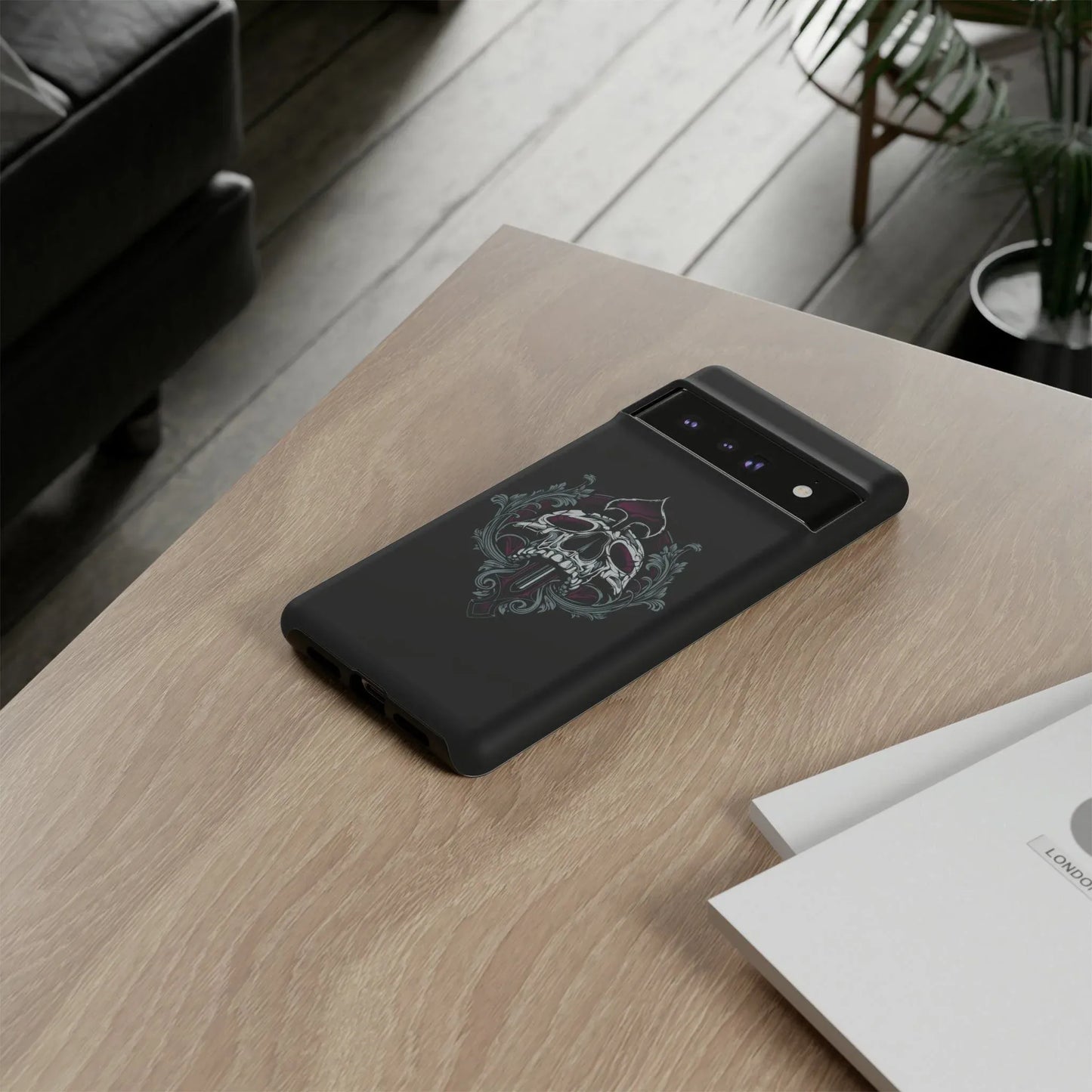 spade-skull-handyhulle-google-pixel-2-3-4-5-6-7-8-9-a-xl-pro-5g-phone-case-jlr-design-15 - JLR Design