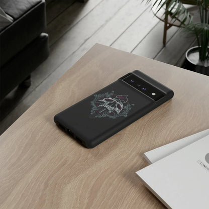 spade-skull-handyhulle-google-pixel-2-3-4-5-6-7-8-9-a-xl-pro-5g-phone-case-jlr-design-15 - JLR Design