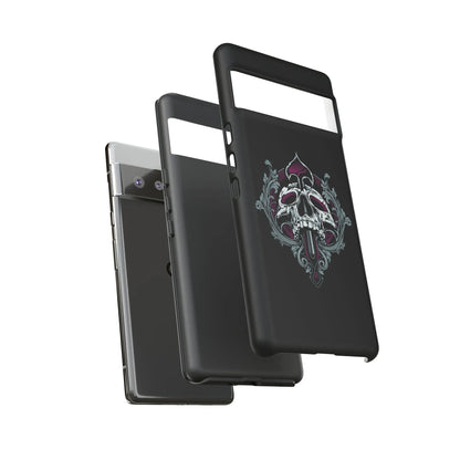 spade-skull-handyhulle-google-pixel-2-3-4-5-6-7-8-9-a-xl-pro-5g-phone-case-jlr-design-16 - JLR Design