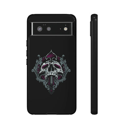 spade-skull-handyhulle-google-pixel-2-3-4-5-6-7-8-9-a-xl-pro-5g-phone-case-jlr-design-17 - JLR Design