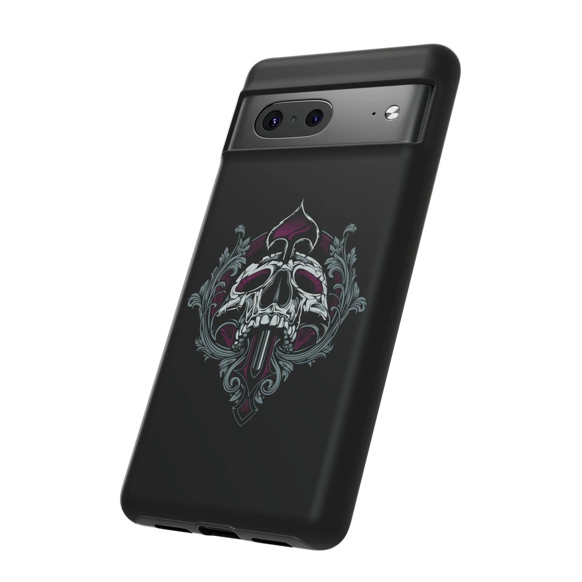 spade-skull-handyhulle-google-pixel-2-3-4-5-6-7-8-9-a-xl-pro-5g-phone-case-jlr-design-2 - JLR Design