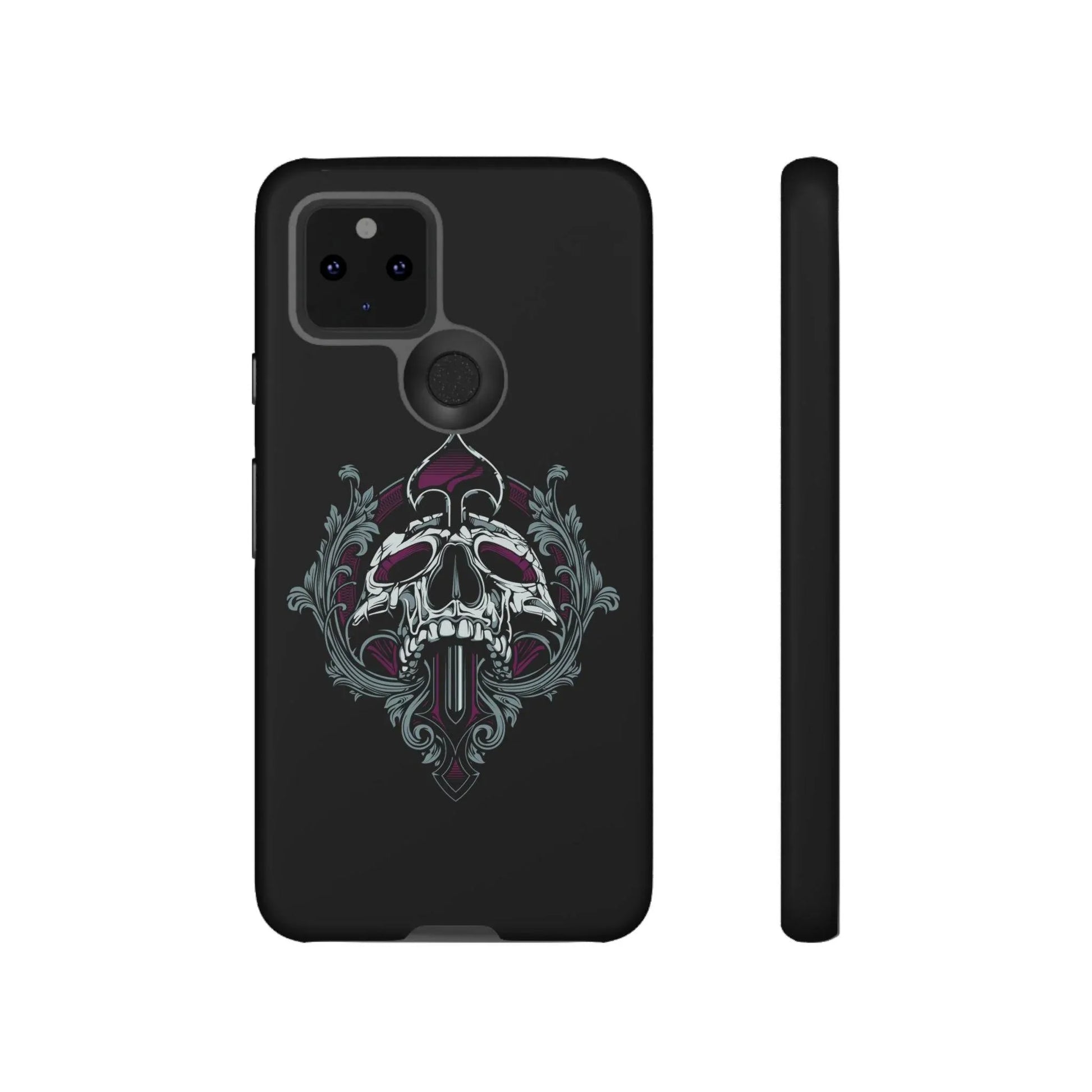 spade-skull-handyhulle-google-pixel-2-3-4-5-6-7-8-9-a-xl-pro-5g-phone-case-jlr-design-23 - JLR Design