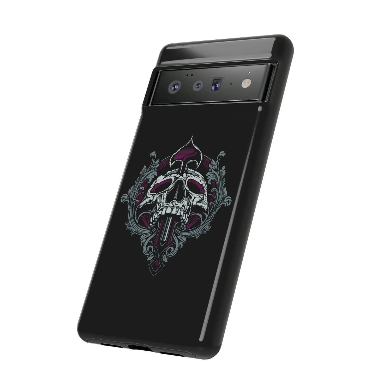 spade-skull-handyhulle-google-pixel-2-3-4-5-6-7-8-9-a-xl-pro-5g-phone-case-jlr-design-3 - JLR Design