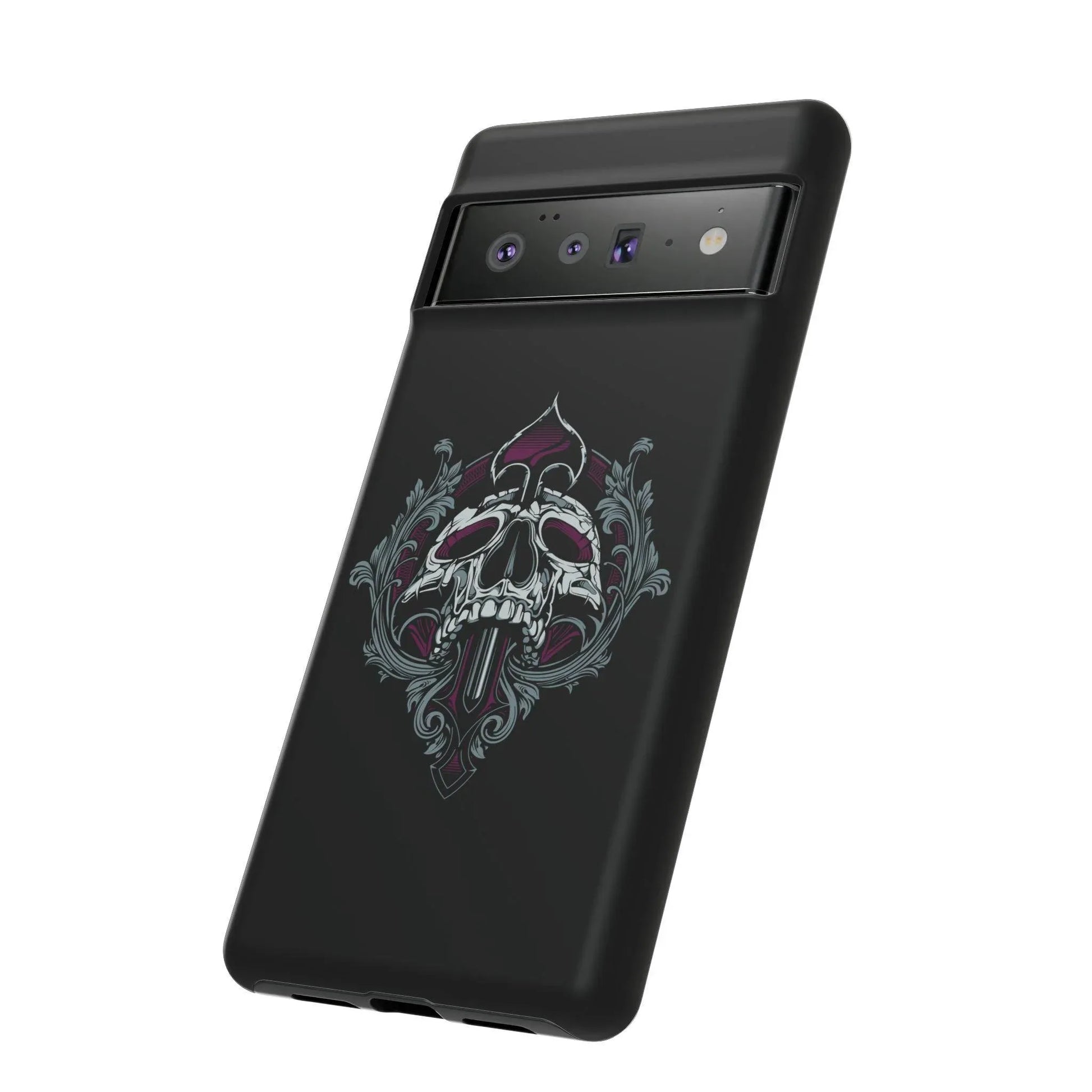 spade-skull-handyhulle-google-pixel-2-3-4-5-6-7-8-9-a-xl-pro-5g-phone-case-jlr-design-4 - JLR Design