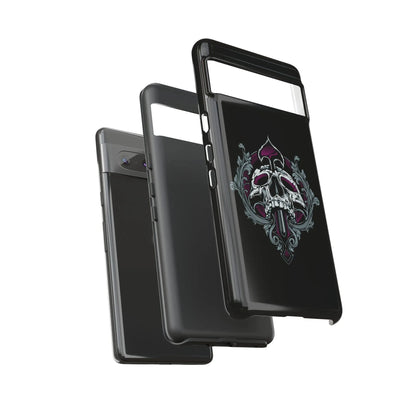 spade-skull-handyhulle-google-pixel-2-3-4-5-6-7-8-9-a-xl-pro-5g-phone-case-jlr-design-7 - JLR Design