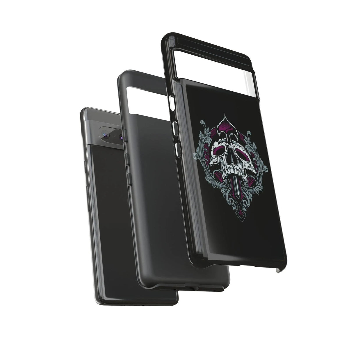 spade-skull-handyhulle-google-pixel-2-3-4-5-6-7-8-9-a-xl-pro-5g-phone-case-jlr-design-jlr-design-de-7 - JLR Design